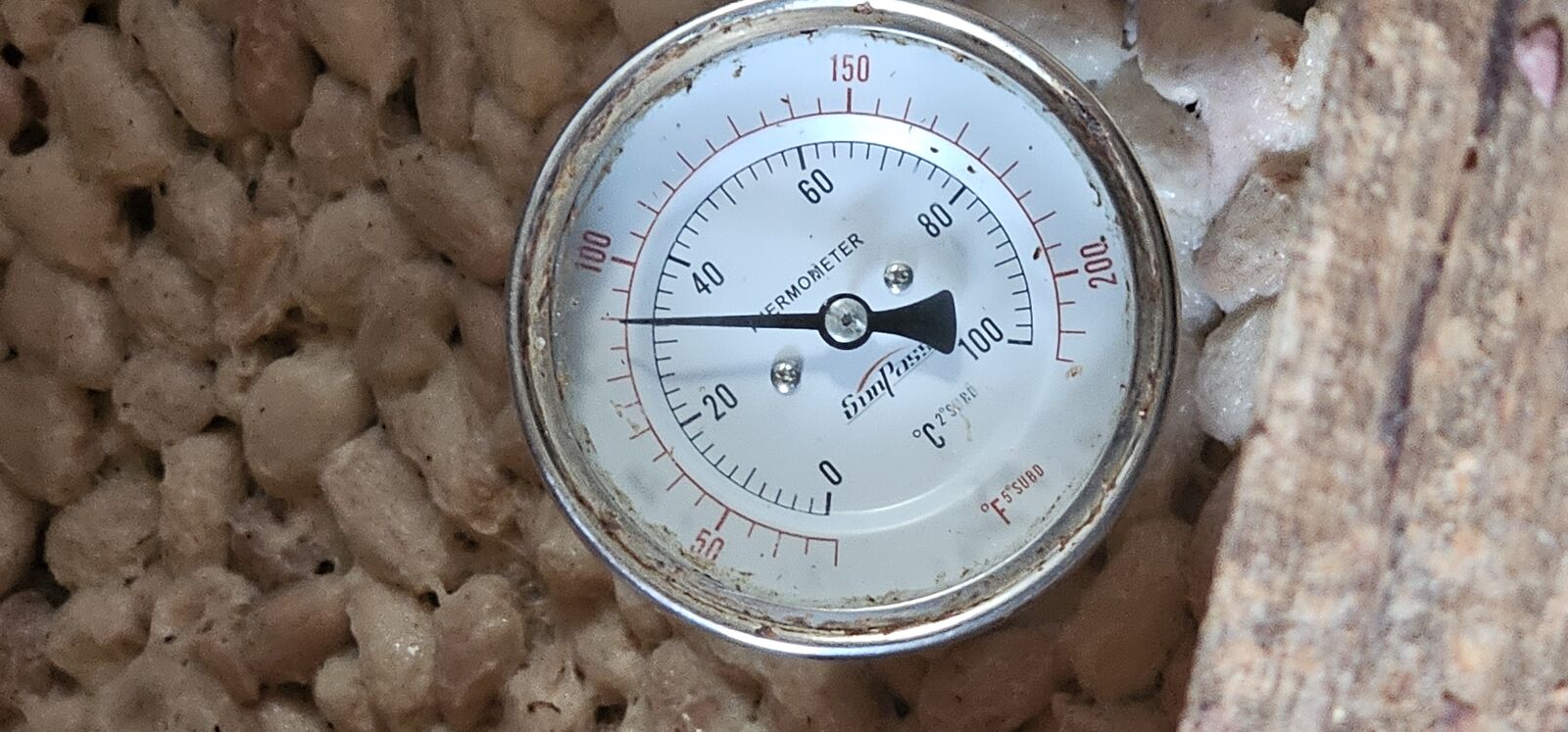 Monitoring perfect heat as cacao beans ferment, unlocking rich flavors on this chocolate adventure.